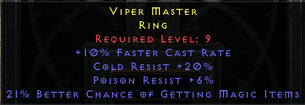 Viper Master - 10 FCR 20 CR 6 PR 21% MF - Non Ladder