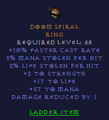 Doom Spiral - 10 FCR ML LL
