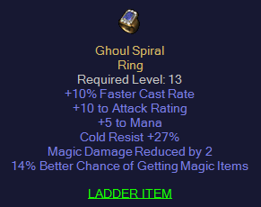 Ghoul Spiral - 10 FCR 27 CR 14 MF