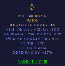 Bitter Band - Dual Leech Big Mana 27 CR - D2Bits