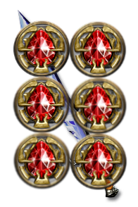 6 Fire Facet - Crystal Sword