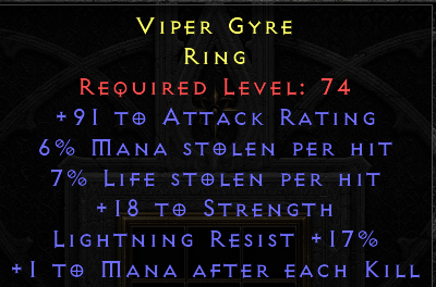 Viper Gyre- Dual Leech Str LR Maek - Non Ladder