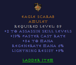 Eagle Scarab - 2 Assassin 19 FCR 84 Mana 9 LR