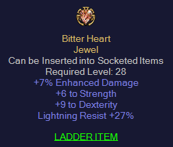 Bitter Heart - Jewel - LLD 9 Dex 6 str 27 LR