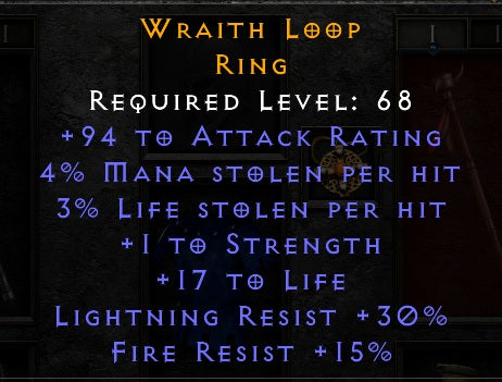 Wraith Loop - 4 ML 3 LL 30 LR 15 FR - Non Ladder