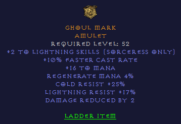 Ghoul Mark - 2 Lightning 10 FCR CR LR