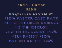 Beast Grasp FCR Ring