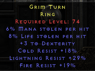 Grim Turn 8 LL 6 ML tri res - Ring