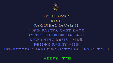 Skull Gyre - 10 FCR 18 LR 15 PR 18% MF