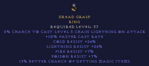 Dread Grasp Ring