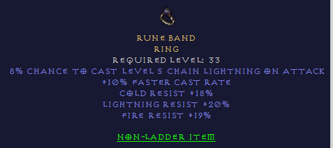 Rune Band - FCR Tri resist