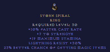 Stone Spiral - FCR MF STR 30 Light Res - Ring