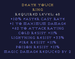 Death Touch FCR Ring