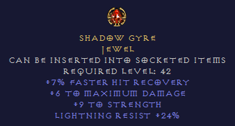 Shadow Gyre - FHR, Strength, LR - Jewel