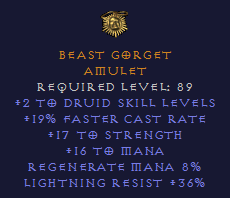 Beast Gorget
