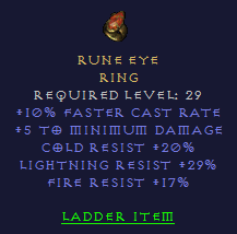 Rune Eye - FCR Tri Resist