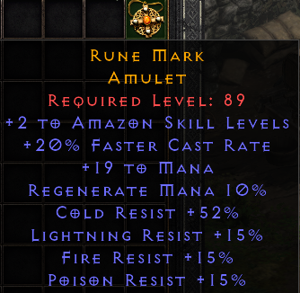 Rune Mark - 2/20 Amazon All Resist + Cold Stack