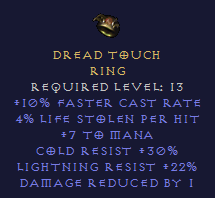 Dread Touch Ring