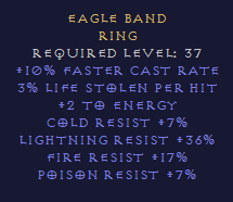 Eagle Band FCR Ring