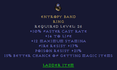 Entropy Band - 10 FCR 17 FR 21 PR 15% MF