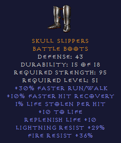 GG Blood Boots - Skull Slippers