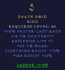 Death Hold - FCR Dex Mana LR FR Replife