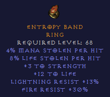 Entropy Band - Dual Leech - STR LR FR - Ring