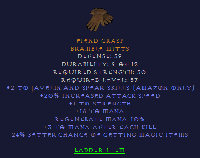 Fiend Grasp - 2/20 Javazon 3 MAEK 24% MF