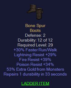 Bone Spur - 30 Run Walk Tri Resist - Gold Find Boots