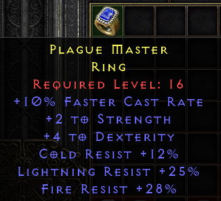 Plague Master - FCR Tri Res - Ring