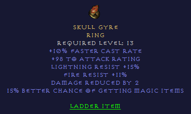 Skull Gyre - 10 FCR 15 LR 11 FR 15% MF