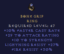 Bone Grip Ring