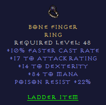 Bone Finger - FCR Dex Mana PR