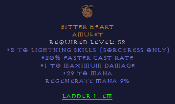 Bitter Heart - 2 Lightning 20 FCR