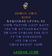 Ghoul Coil - FCR 53 Life 26 CR - Ring