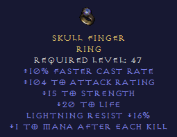 Skull Finger Ring
