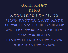 Grim Knot FCR Ring