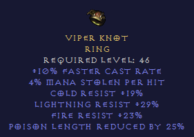 Viper Knot - FCR ML - Quad Res - Ring