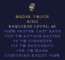 Order Touch - Ring