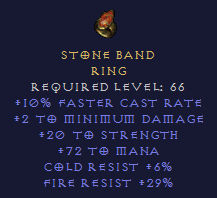 Stone Band - FCR STR Mana FR - Ring