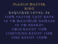 Plague Master FCR Ring