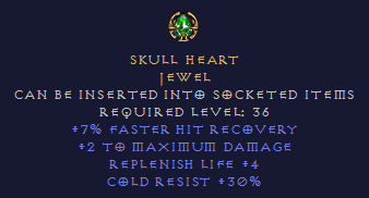 Skull Heart - FHR RepLife 30 CR