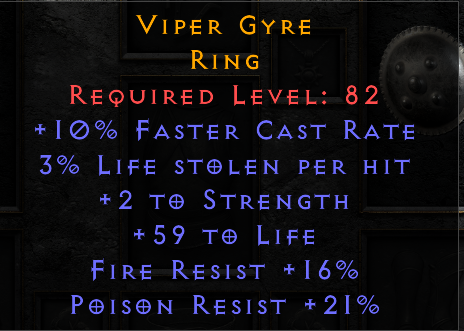 Viper Gyre - 10 FCR 2 STR 59 Life 16 FR 21 PR