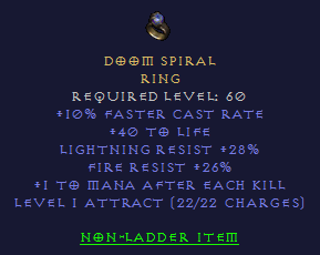 Doom Spiral - FCR 40 Life 28 LR 26 FR