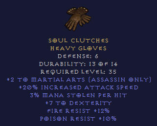 Soul Clutches Gloves - Martial Art