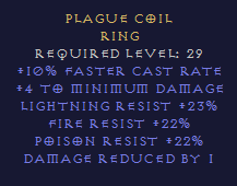 Plague Coil FCR Ring