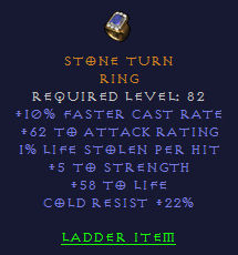 Stone Turn - 10 FCR 5 str 58 Life 22 CR