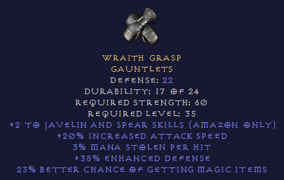 Wraith Grasp Gloves - Javazon