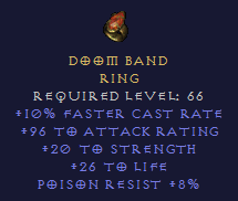Doom Band Ring