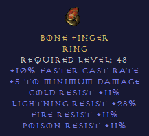 Bone Finger Ring